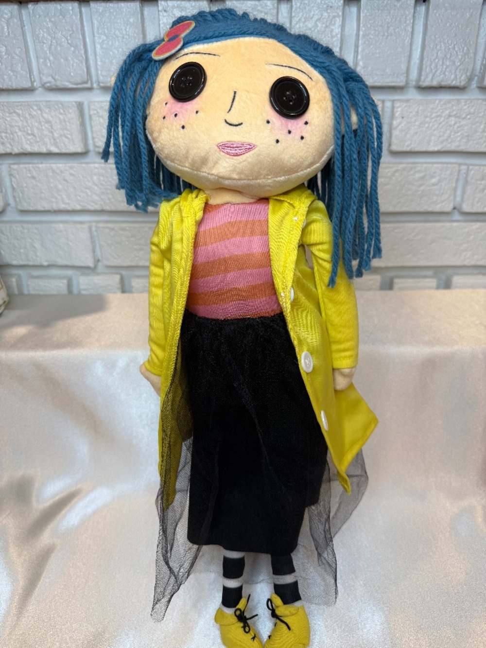 Coraline Plush with Zipper Pocket